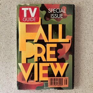 Paul Rudd Martin Short Harvey Fierstein +6 Signed TV Guide Fall Preview 1994 NY